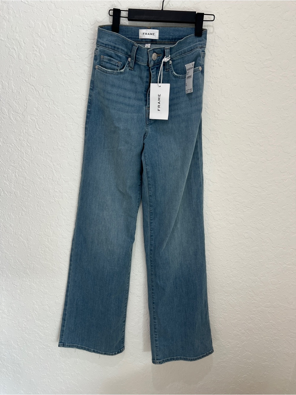 FRAME High-Rise Wide-Leg Denim Jeans - Size 24 NWT